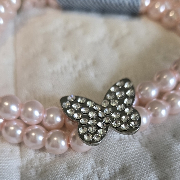 Doggy Parton Dollywood Dog Necklace pink pearl XS/S NWT​​​ - Picture 2 of 4